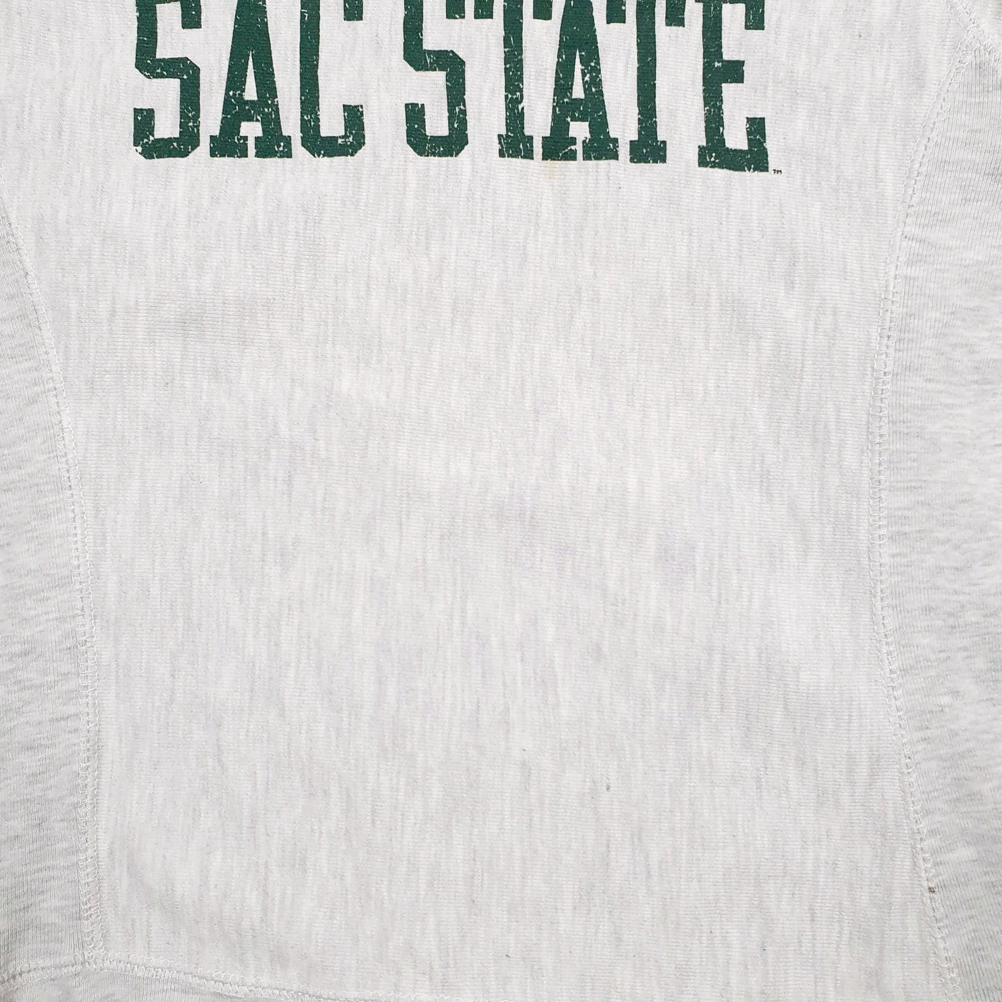 Womens Grey Champion Reverse Weave Heritage Sac State Crewneck Jumper