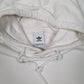 Womens White Adidas  Hoodie Jumper