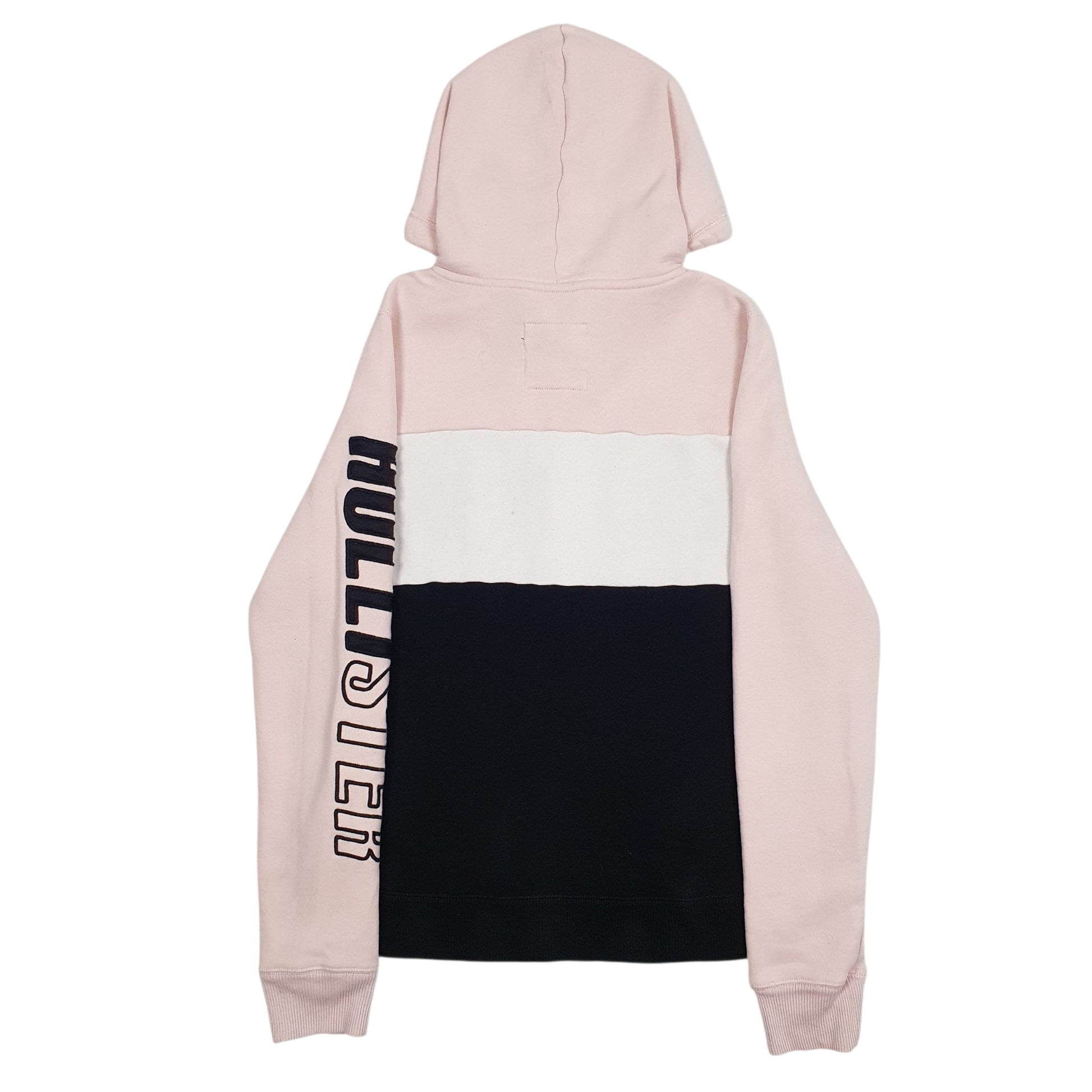 Womens Pink Hollister Spellout Hoodie Jumper