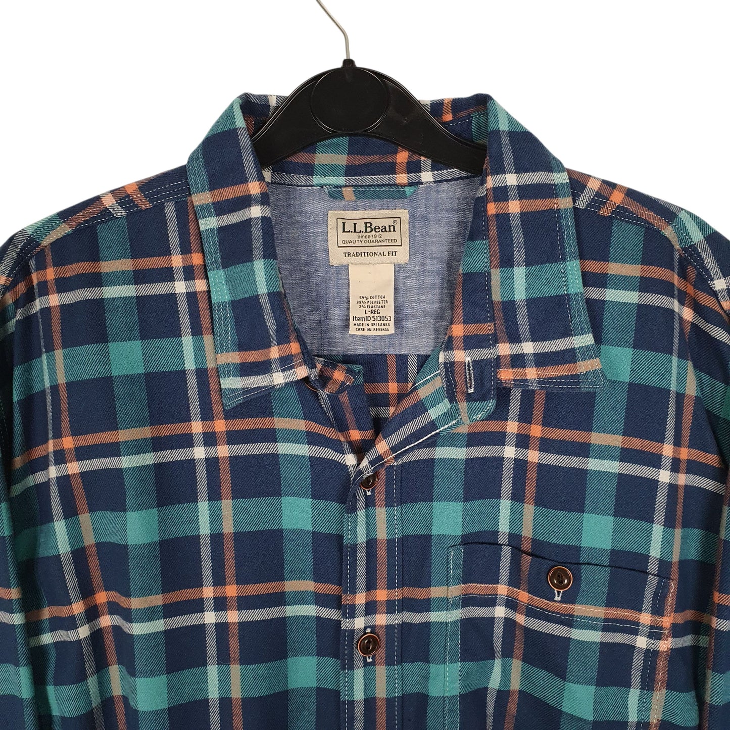 Mens Blue L.L.Bean   Shirt