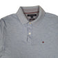 Mens Blue Tommy Hilfiger Custom Fit  Polo Shirt