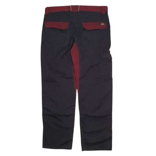 Mens Black Dickies   Trousers