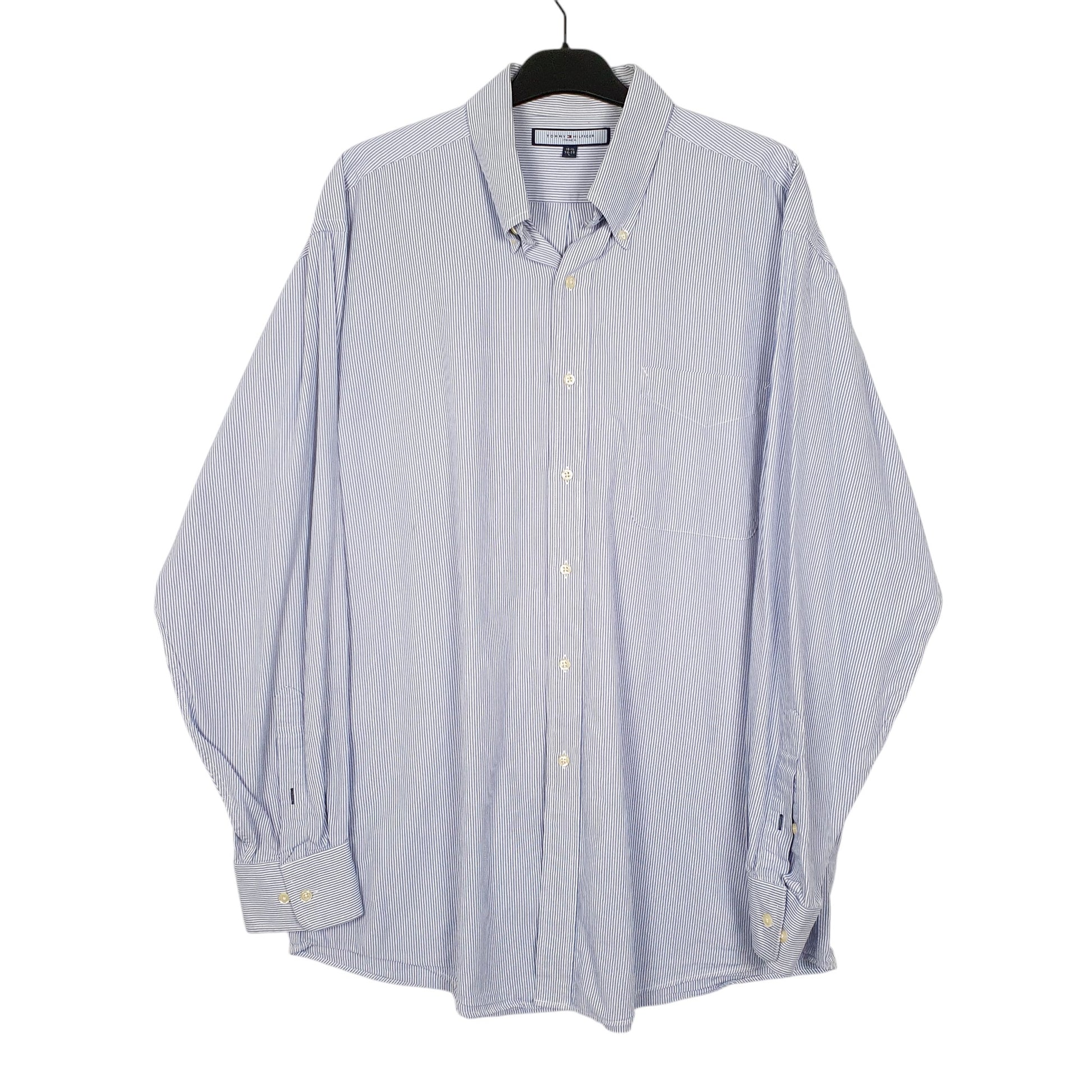 Mens Blue Tommy Hilfiger  Long Sleeve Shirt