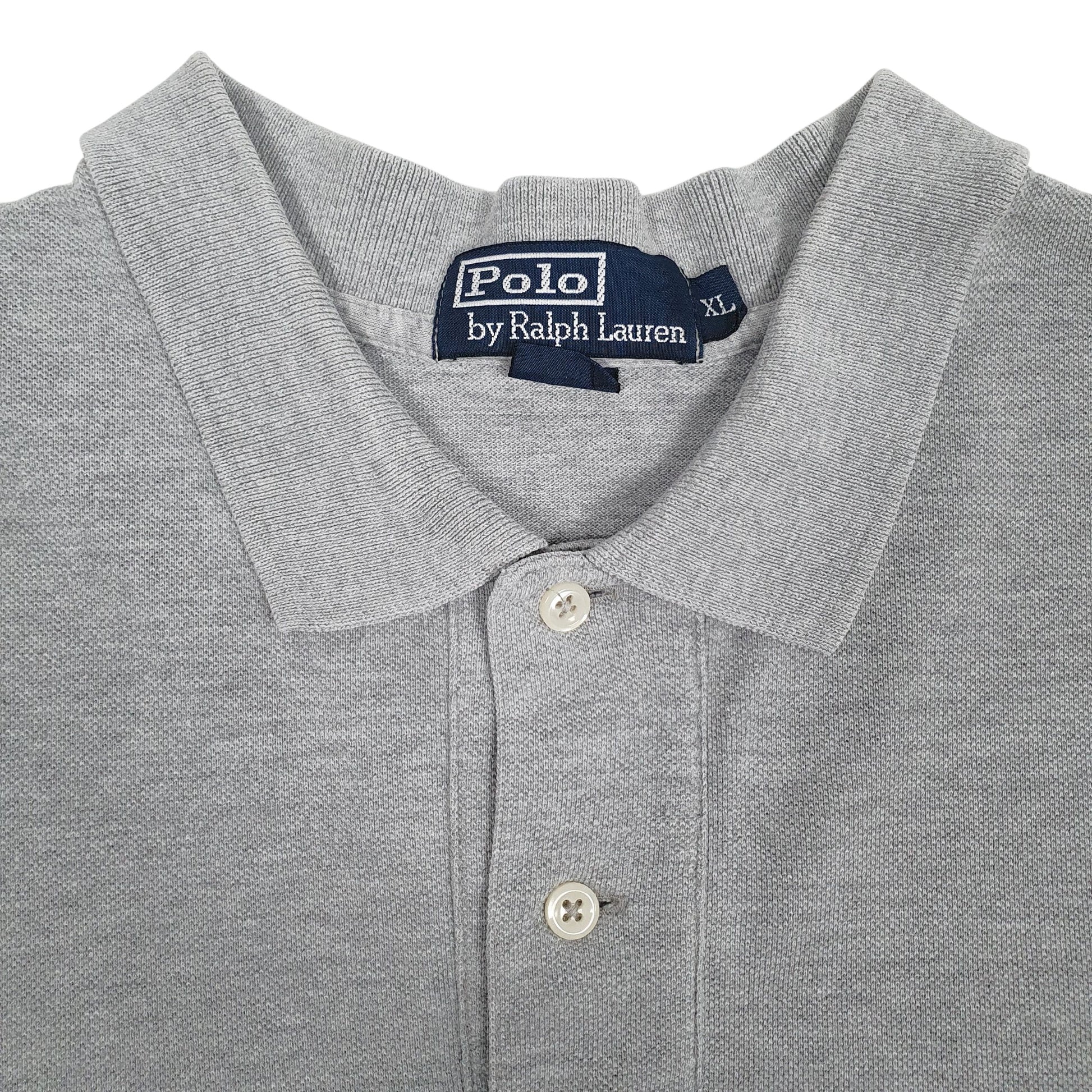 Mens Grey Polo Ralph Lauren   Polo Shirt