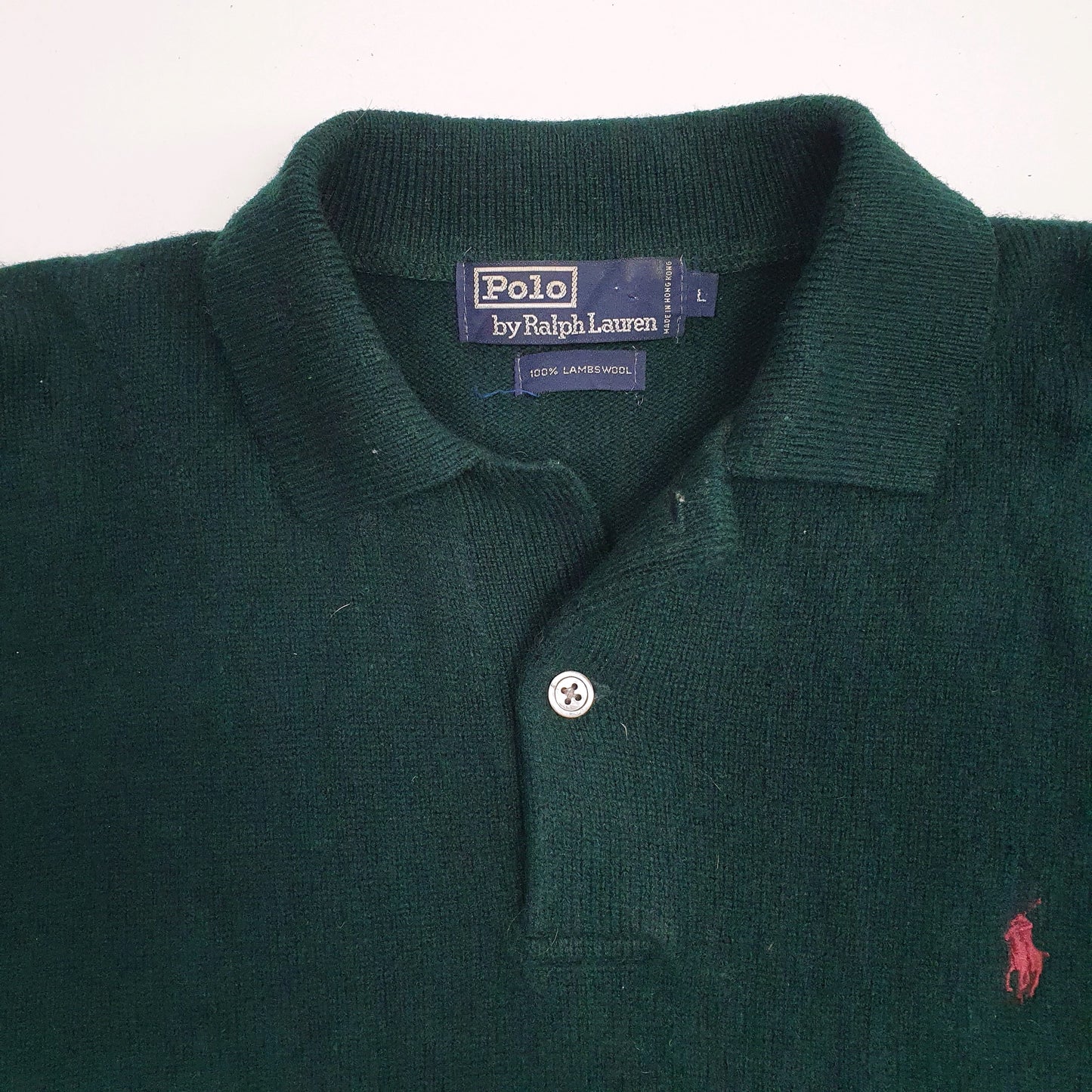 Mens Green Polo Ralph Lauren Polo Shirt Crewneck Jumper
