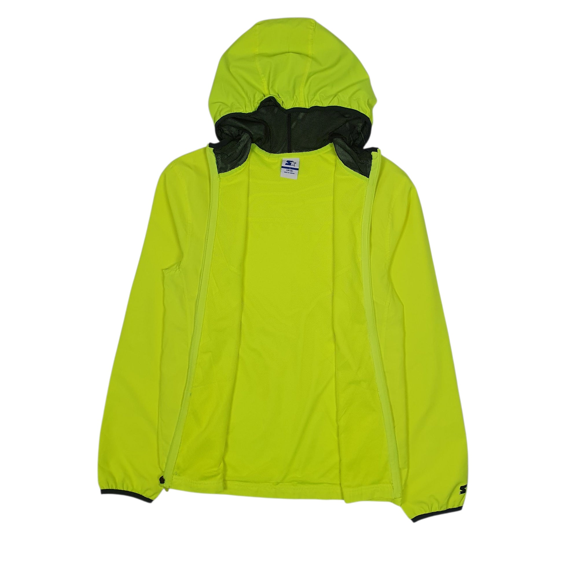 Mens Yellow Starter Hi Vis Running  Coat