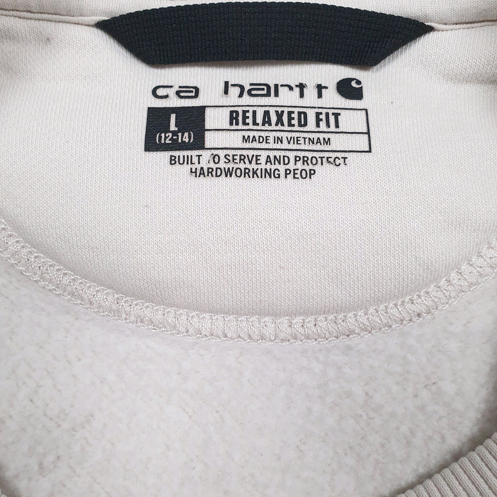 Womens Cream Carhartt  Crewneck Jumper