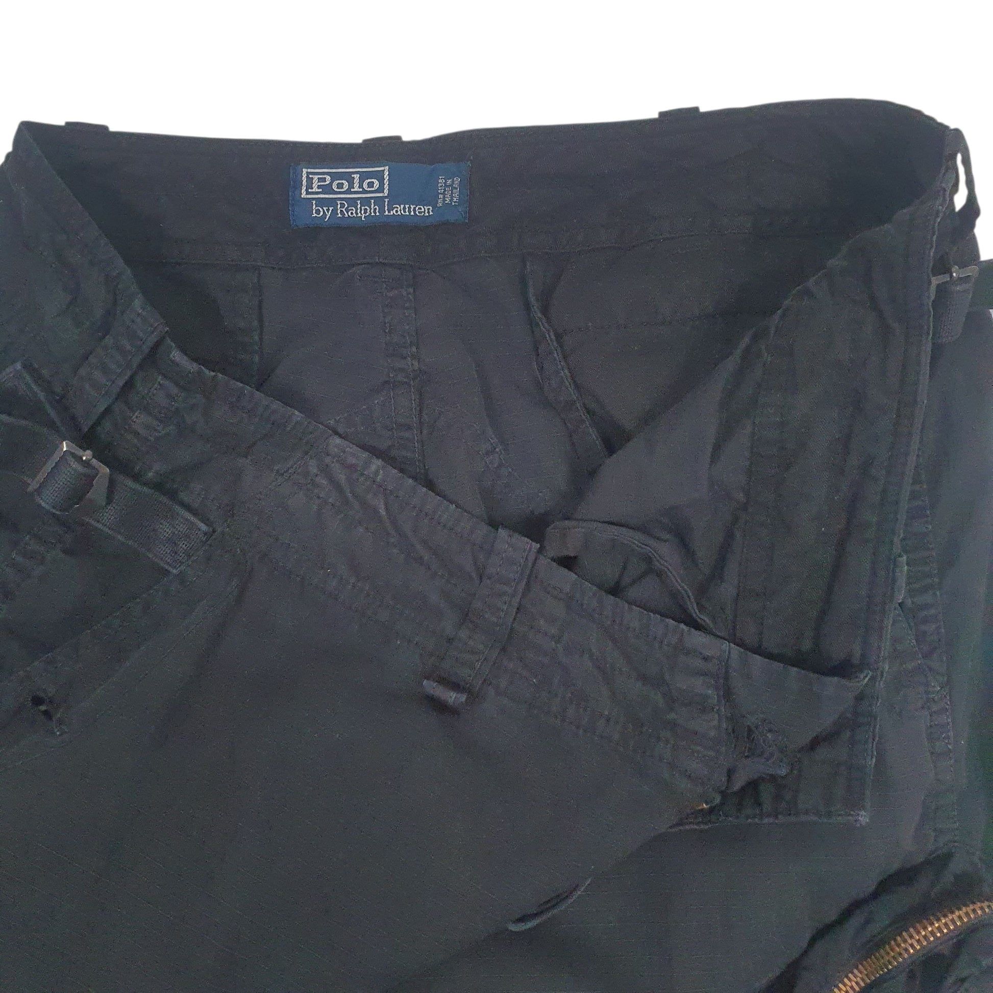 Mens Black Polo Ralph Lauren   Trousers