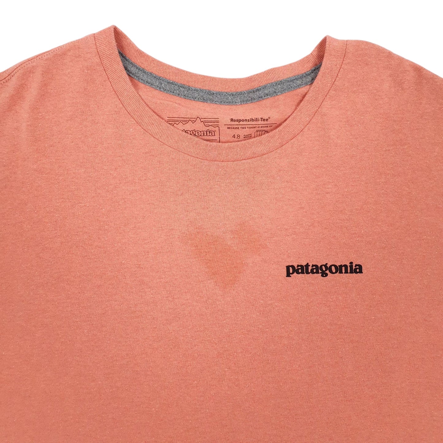 Mens Pink Patagonia  Quarter Zip T Shirt