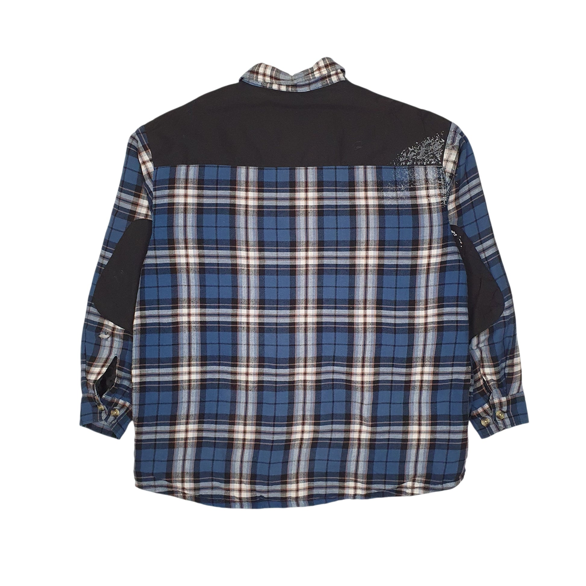 Mens Blue Dickies Plaid Shacket  Coat
