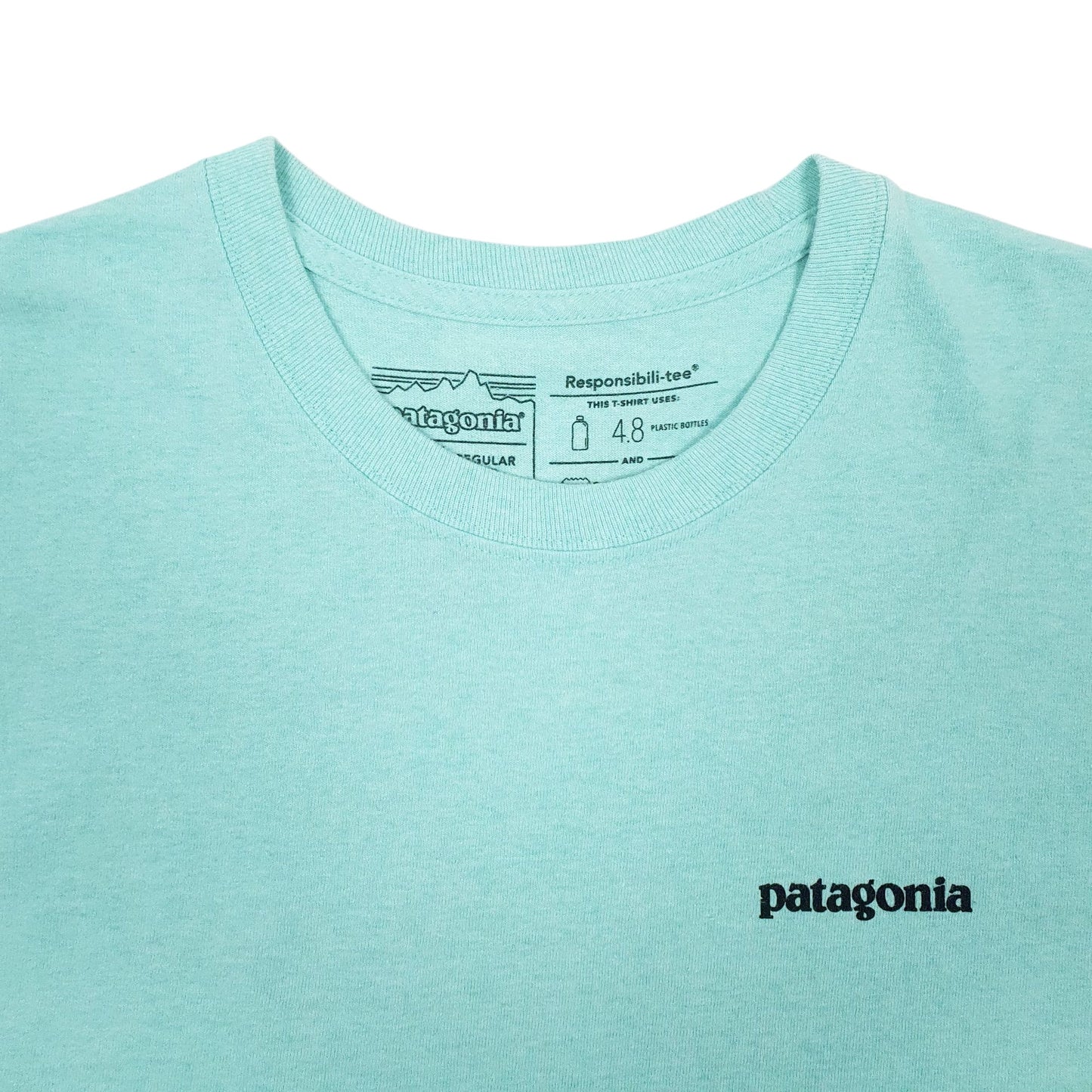 Mens Blue Patagonia   T Shirt