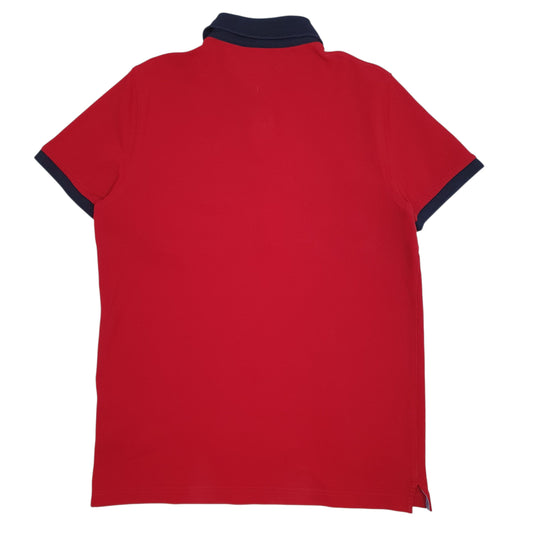 Mens Red Tommy Hilfiger   Polo Shirt