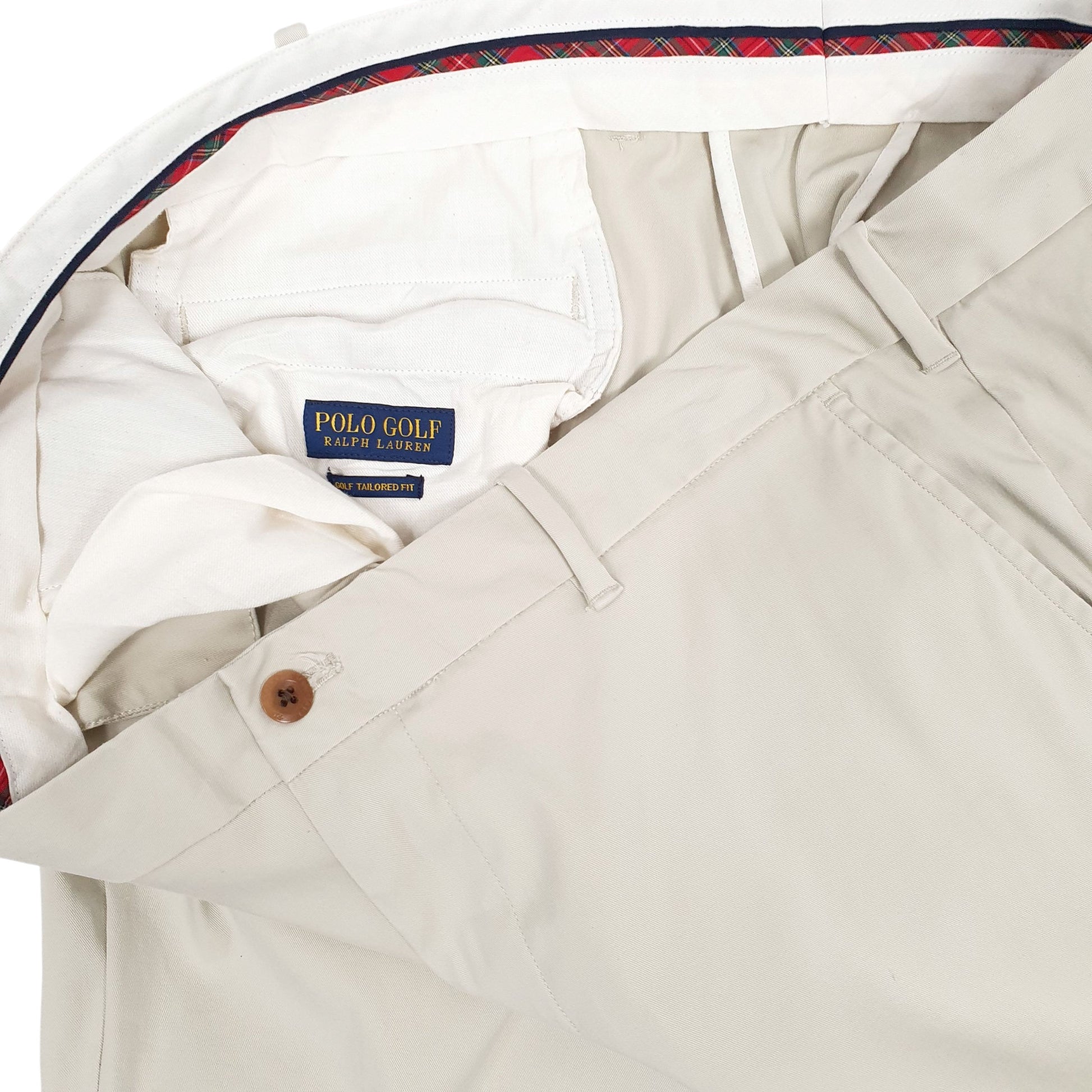 Mens Cream Polo Ralph Lauren Golf  Trousers