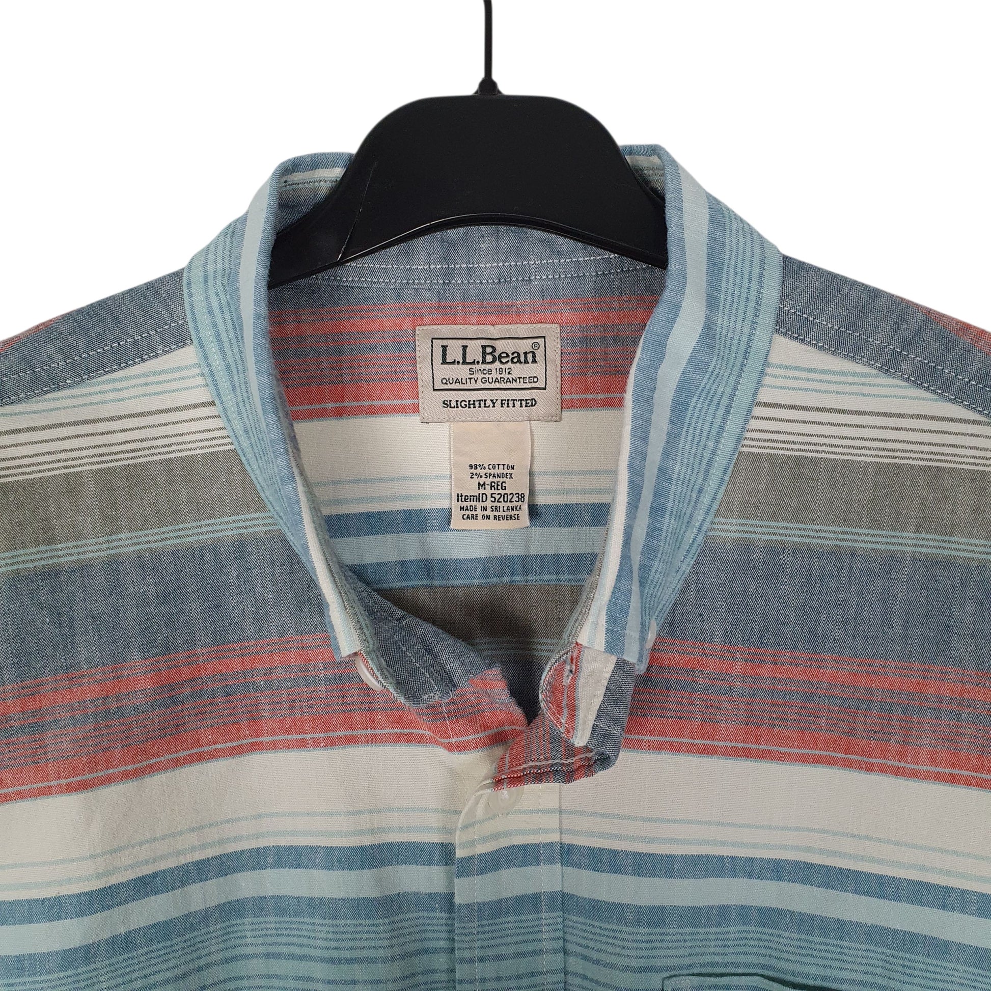 Mens Blue L.L.Bean   Shirt
