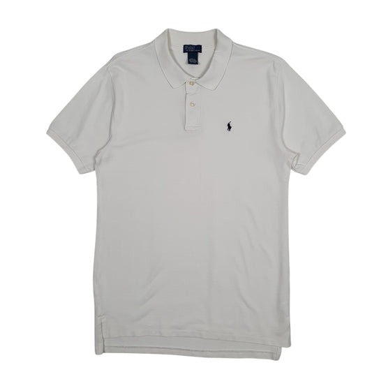 Mens White Polo Ralph Lauren  Short Sleeve Polo Shirt