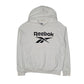 Mens White Reebok  Hoodie Jumper