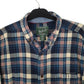 Mens Blue Woolrich Thick Flannel  Shirt
