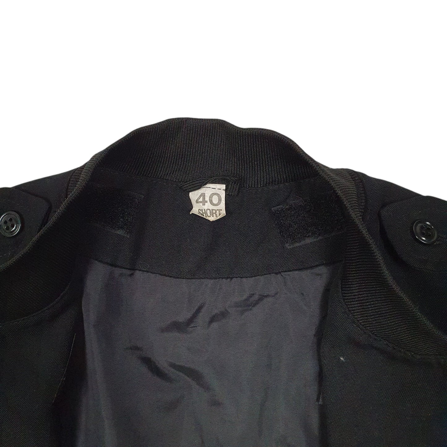 Mens Black Unbranded USA Military Crewneck Coat