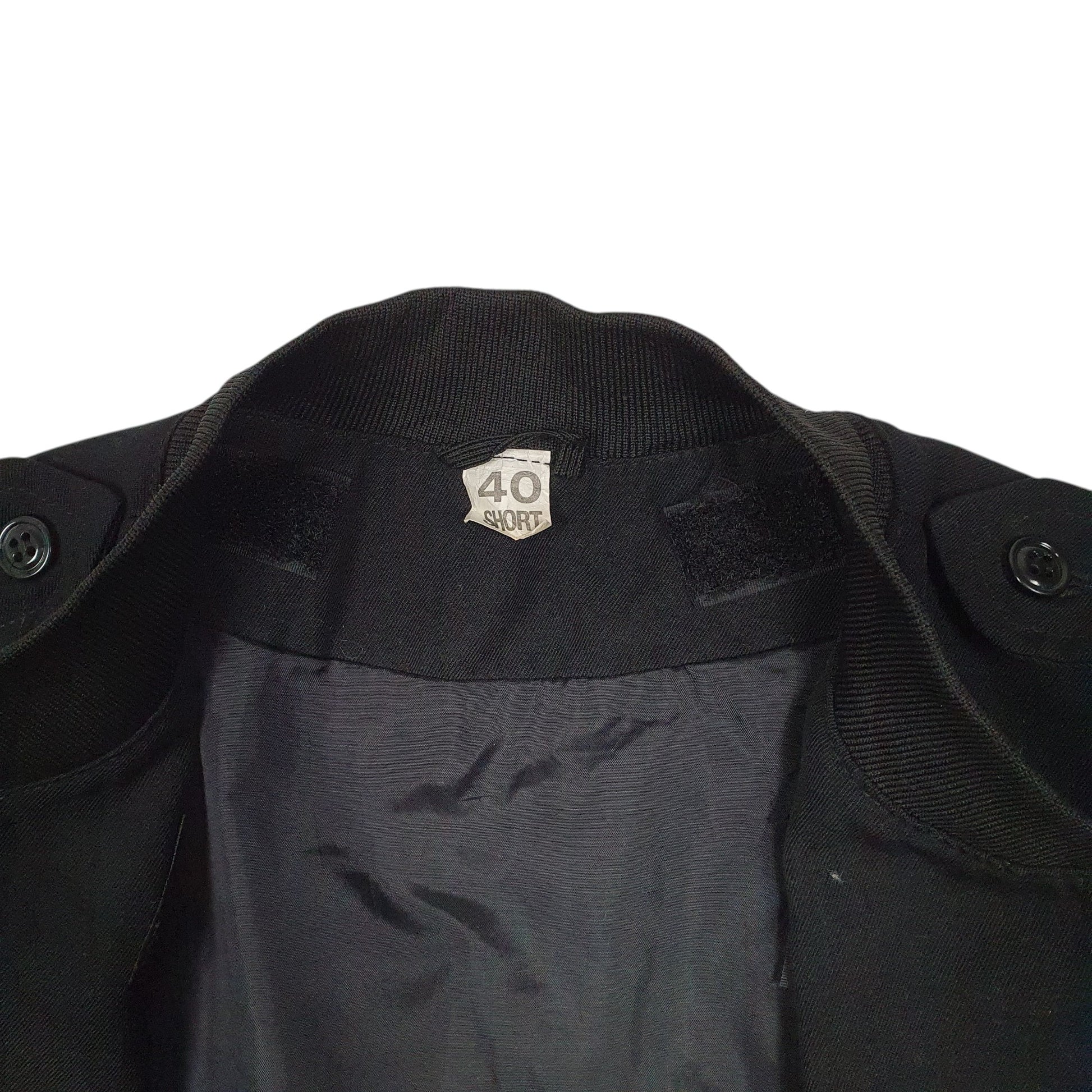 Mens Black Unbranded USA Military Crewneck Coat
