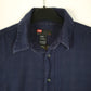 Mens Navy Diesel Chamois  Shirt