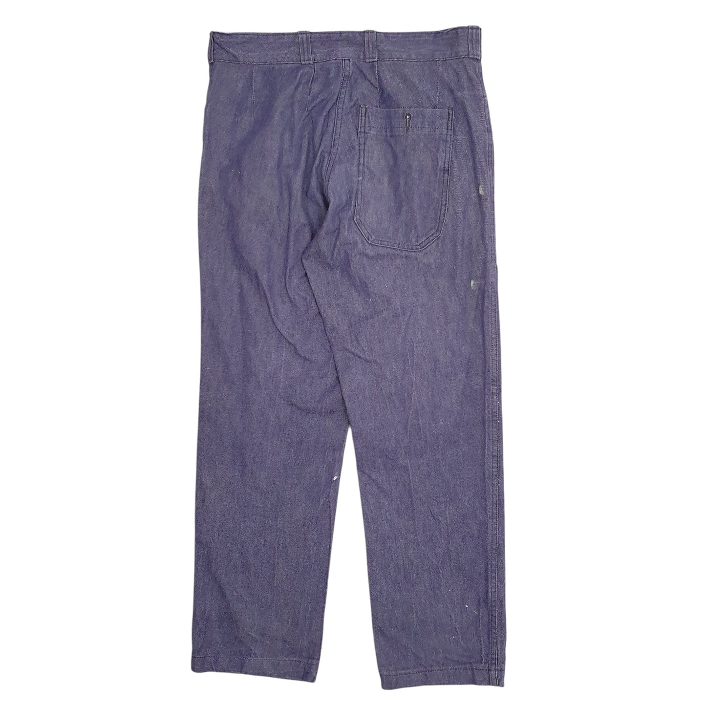 Mens Blue Unbranded Vintage French Full Zip Jeans