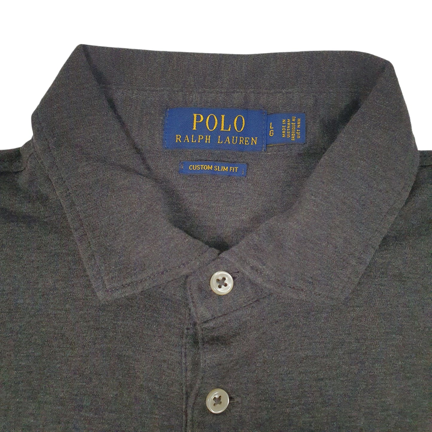 Mens Grey Polo Ralph Lauren   Polo Shirt