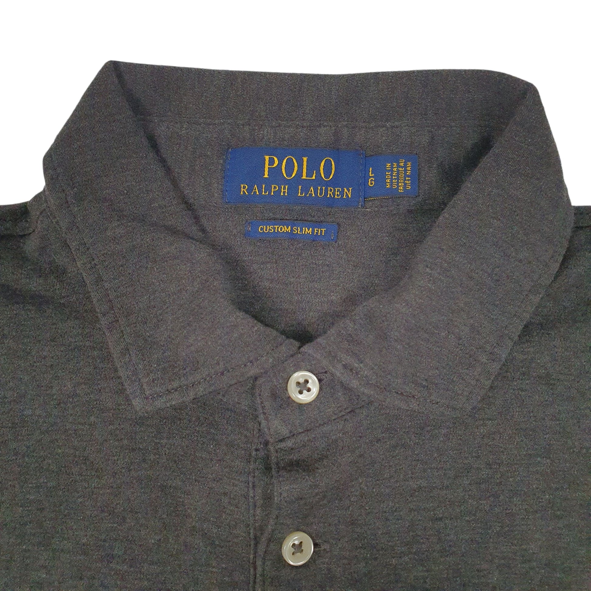 Mens Grey Polo Ralph Lauren   Polo Shirt