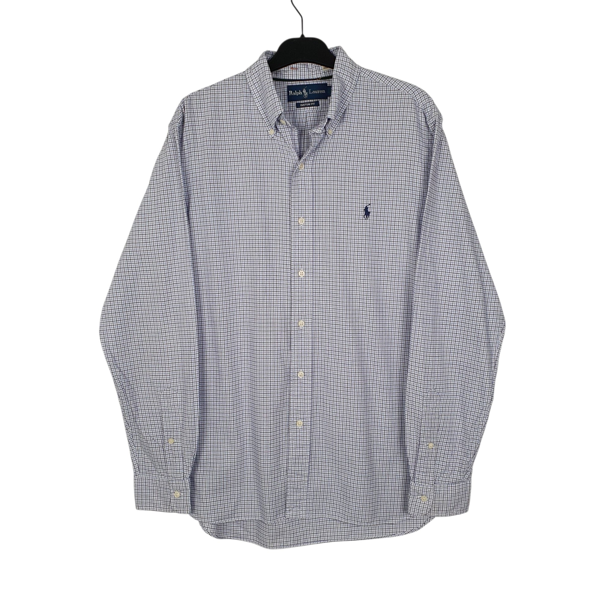 Mens Blue Ralph Lauren  Long Sleeve Shirt