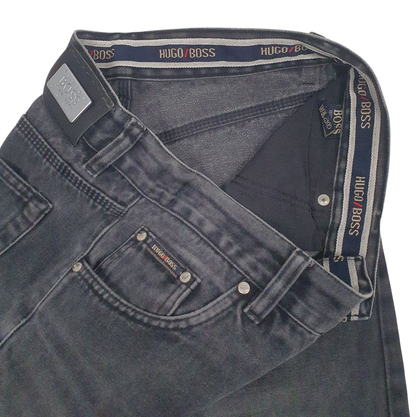 Mens Black Hugo Boss   Jeans