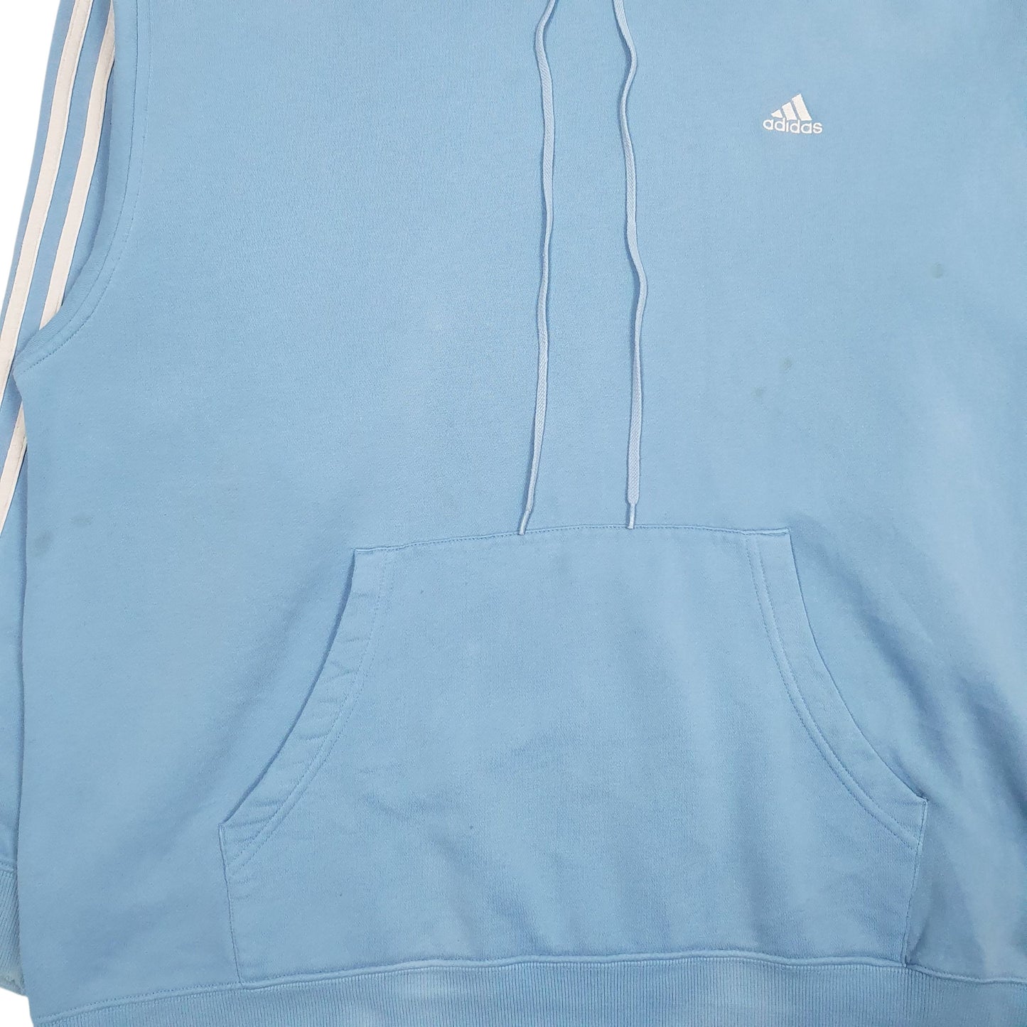 Mens Blue Adidas  Hoodie Jumper