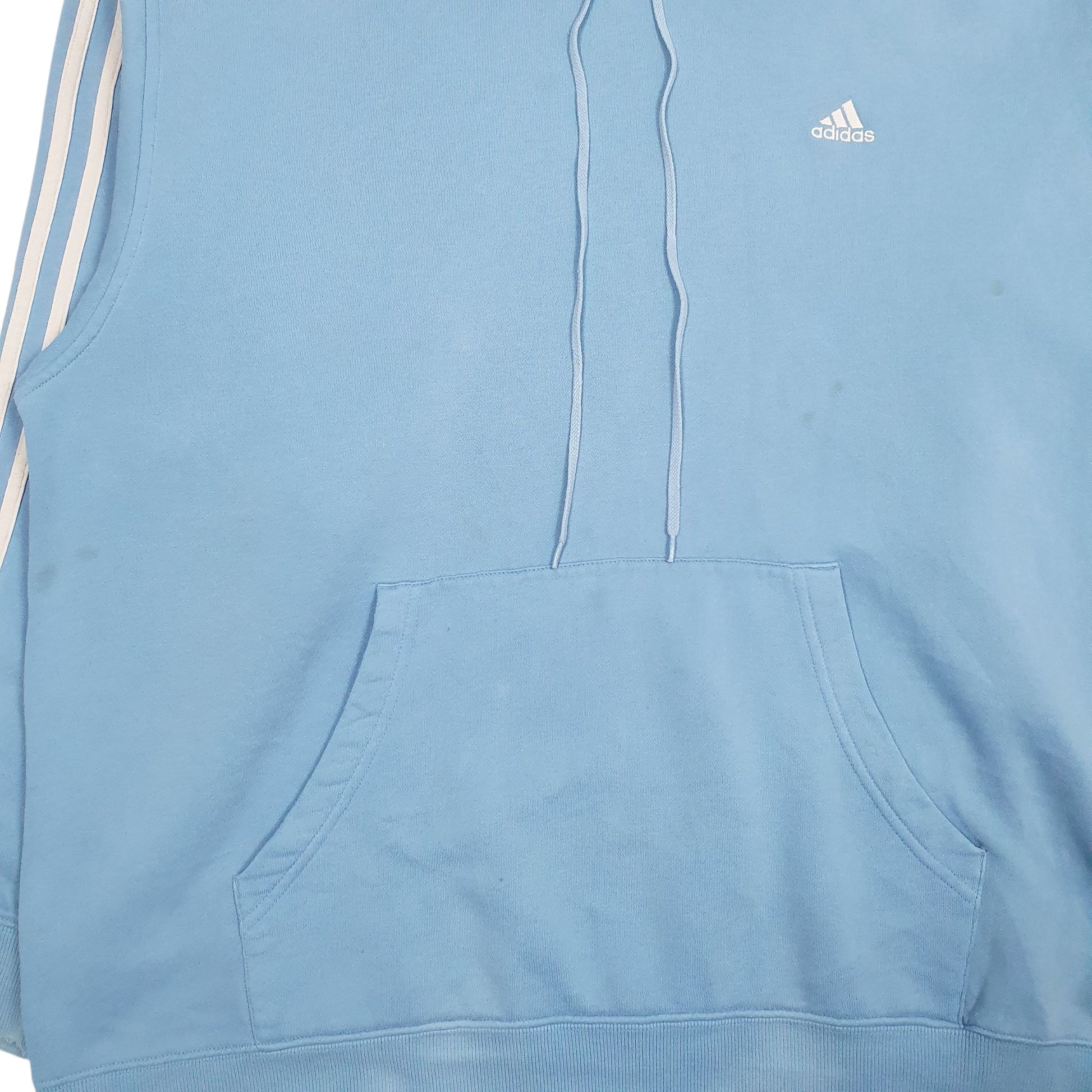 Mens Blue Adidas  Hoodie Jumper