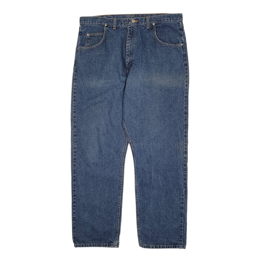 Mens Blue Wrangler Vintage 90s Made In USA Casual JeansW38 L32