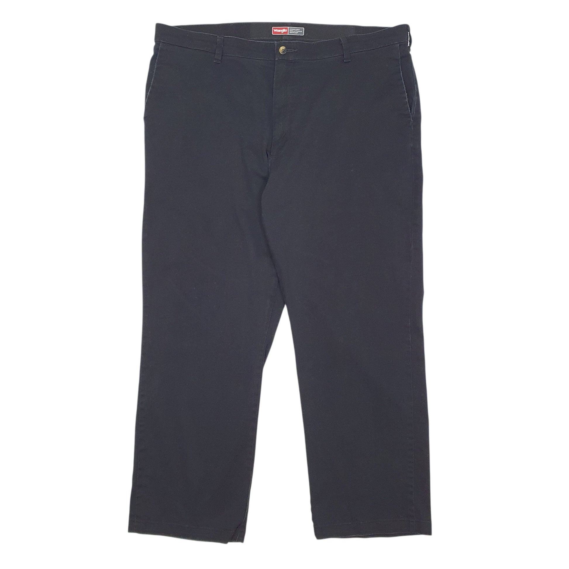 Mens Black Wrangler  Chino Trousers