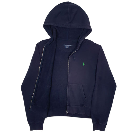 Womens Navy Ralph Lauren Vintage 90s Sport Full Zip Jumper