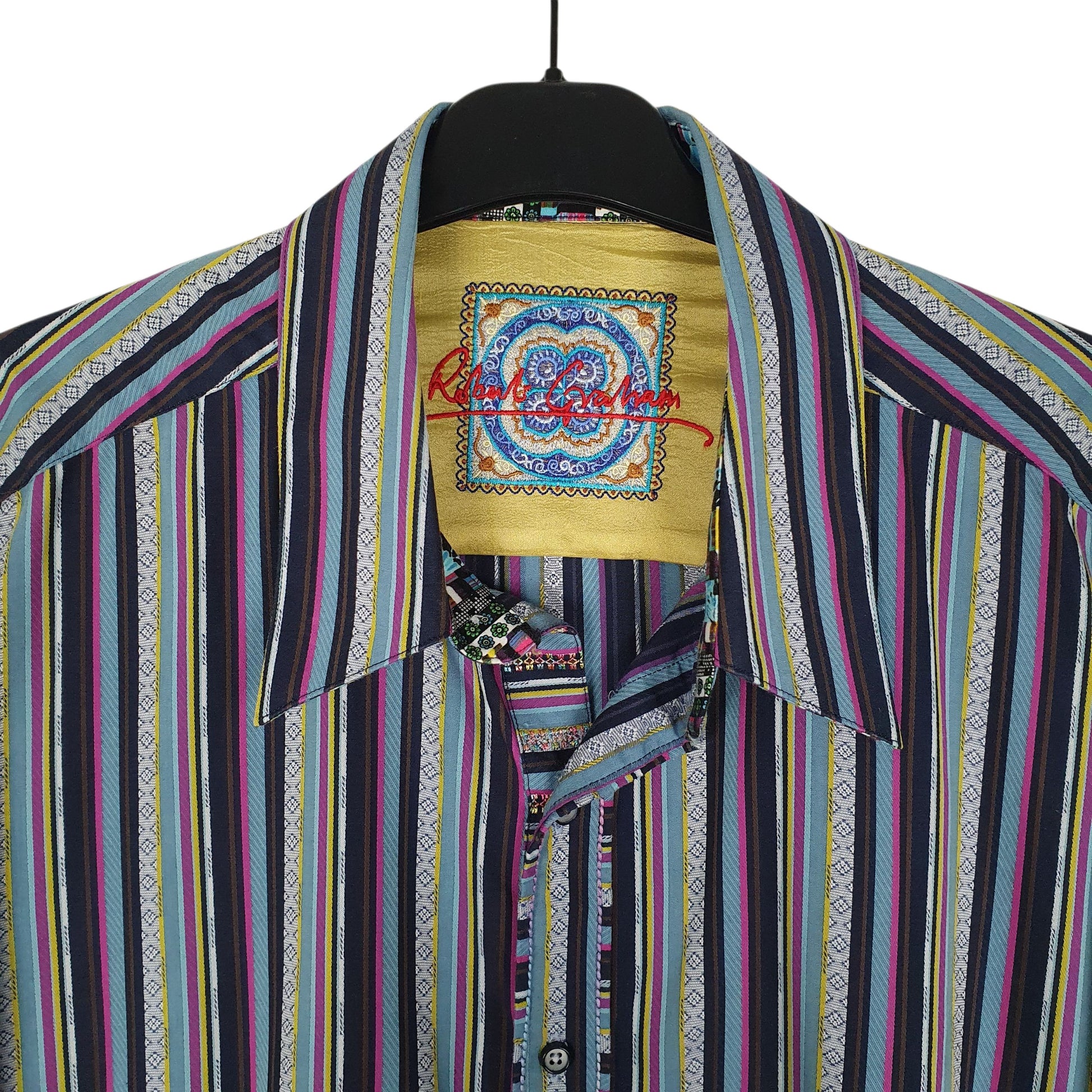 Mens Purple Robert Graham   Shirt