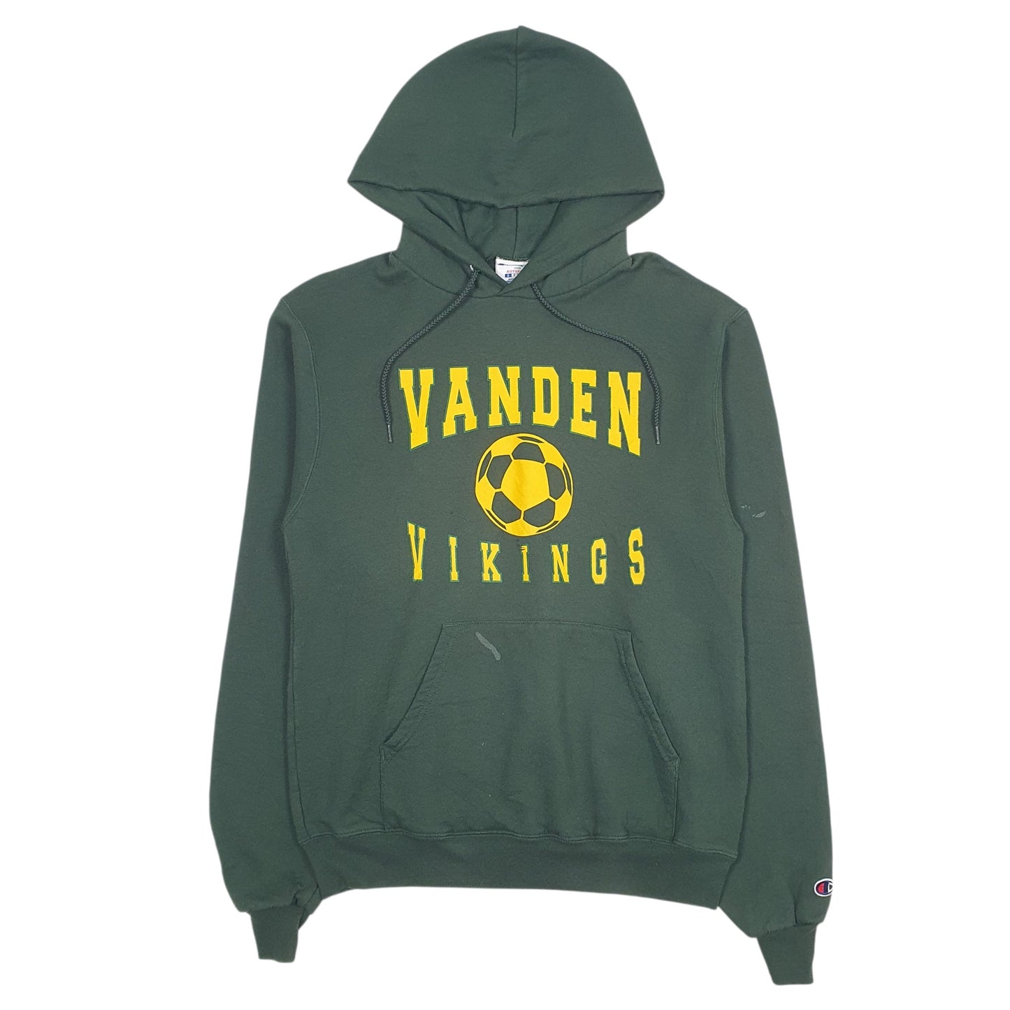 Mens Green Champion Vanden Vikings Hoodie Jumper