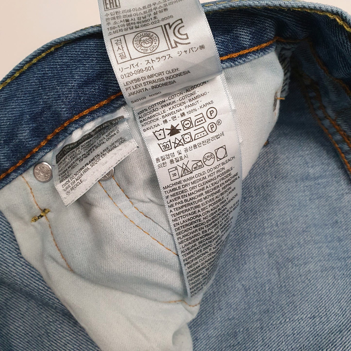 Mens Blue Levis   Jeans