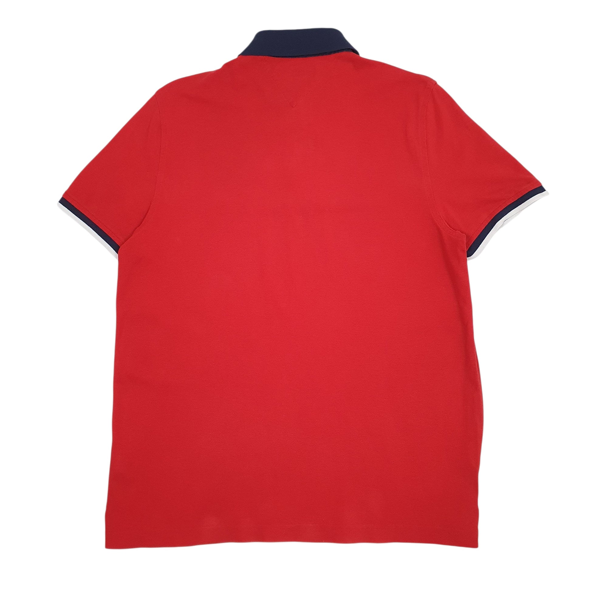 Mens Red Tommy Hilfiger   Polo Shirt