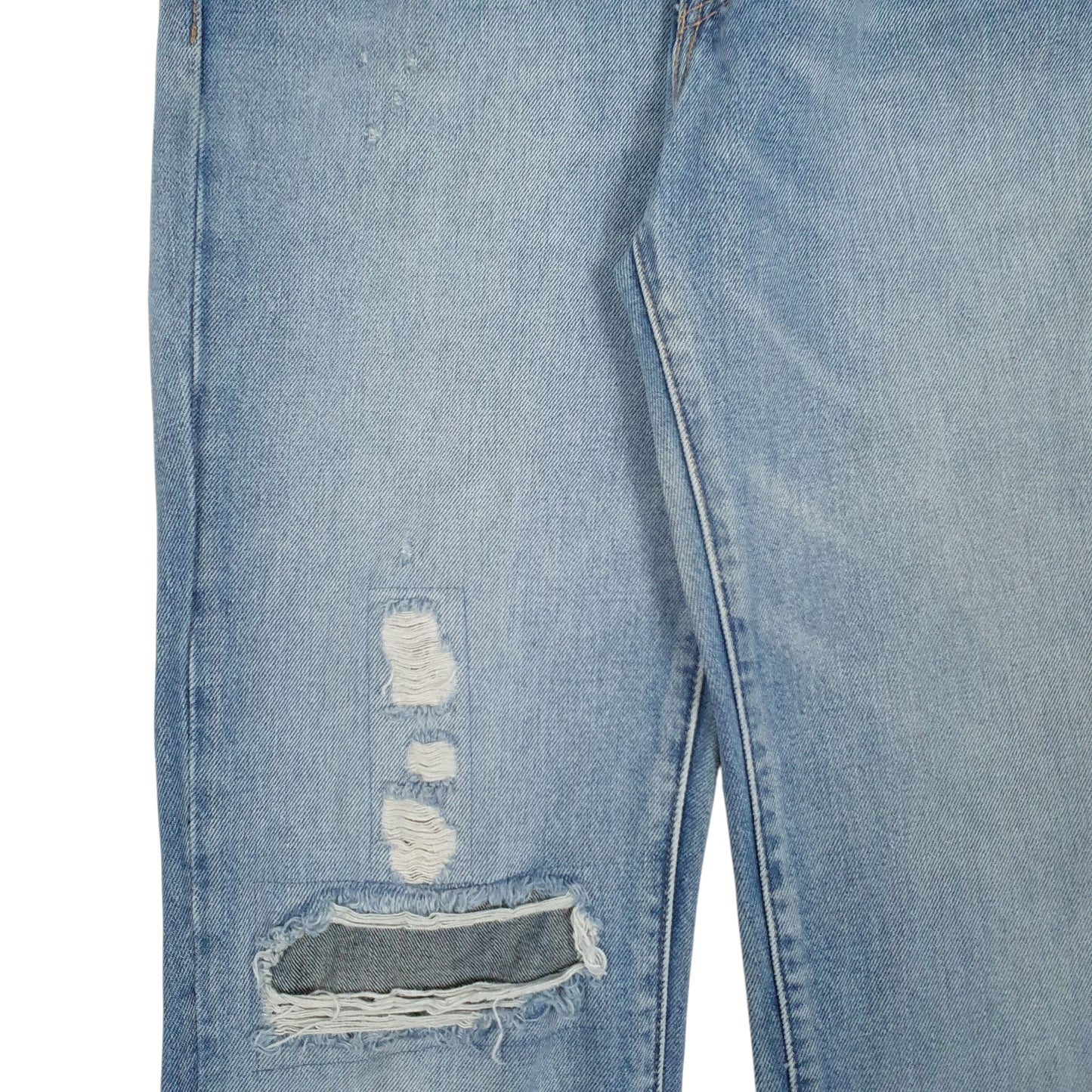 Mens Blue Levis Distressed  Jeans