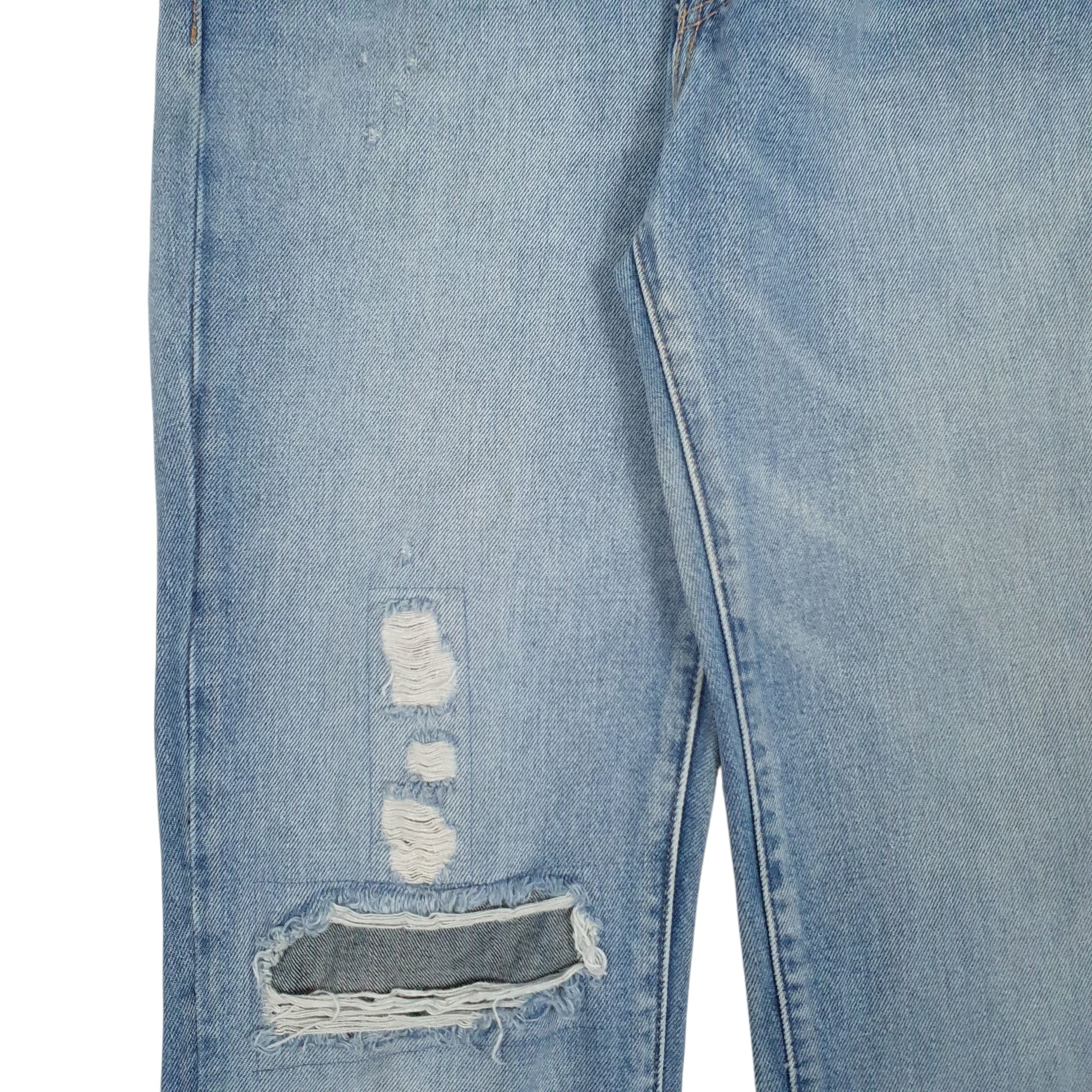 Mens Blue Levis Distressed  Jeans