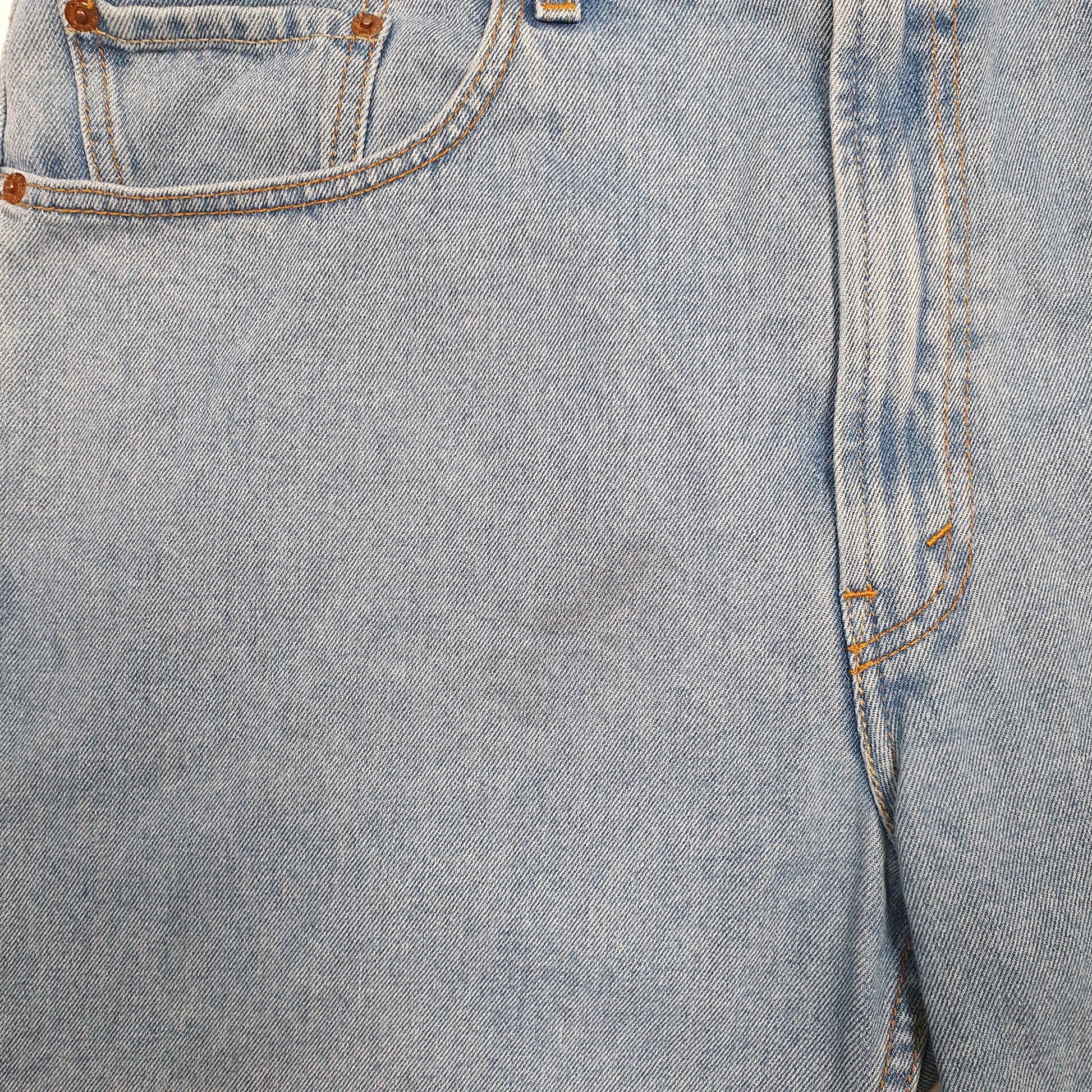 Mens Blue Levis 505  Shorts