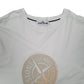Mens White Stone Island   T Shirt