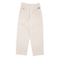 Womens Cream Dockers Pleated  Trousers