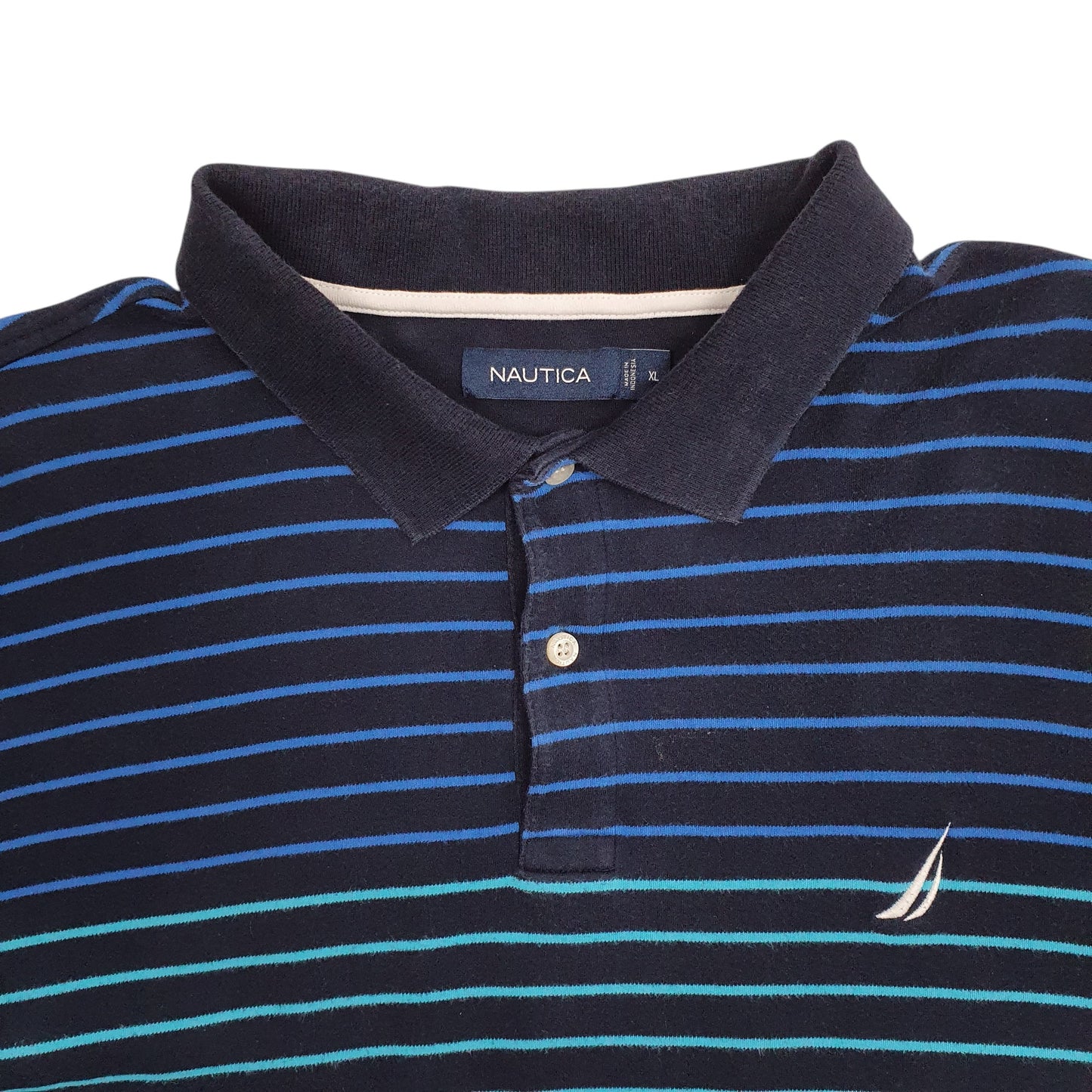 Mens Navy Nautica   Polo Shirt