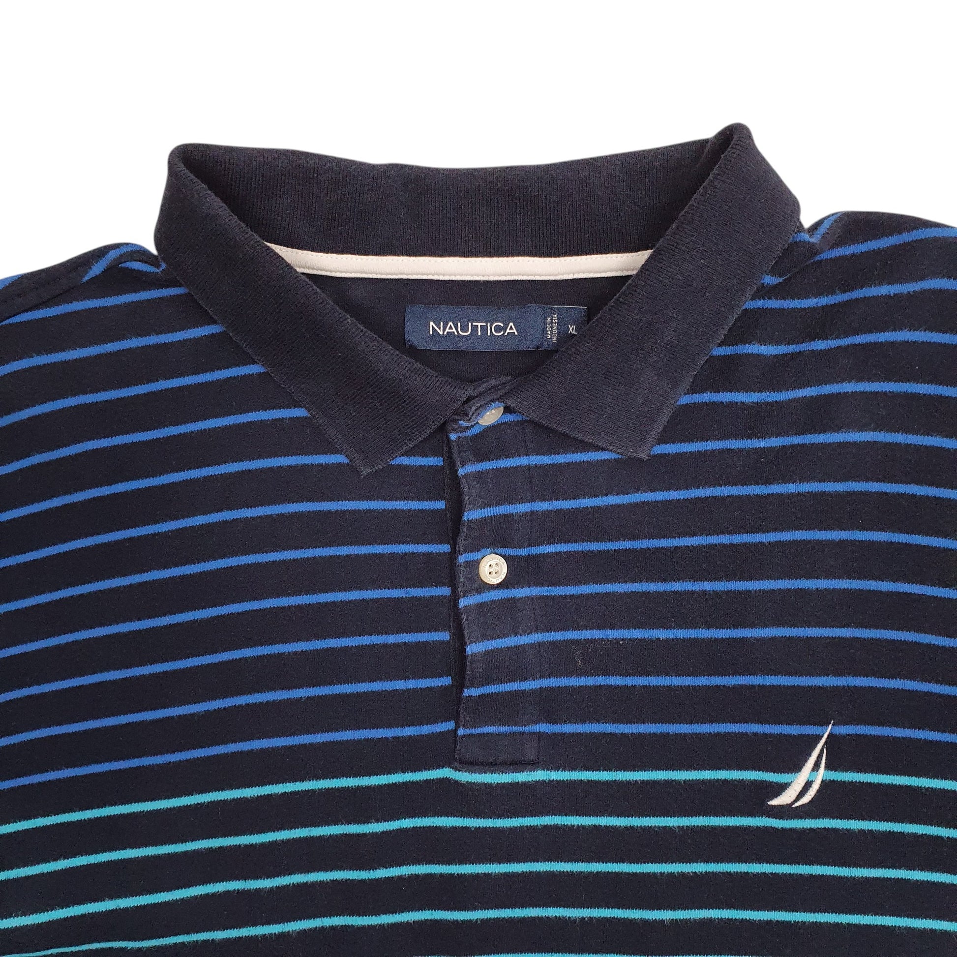 Mens Navy Nautica   Polo Shirt