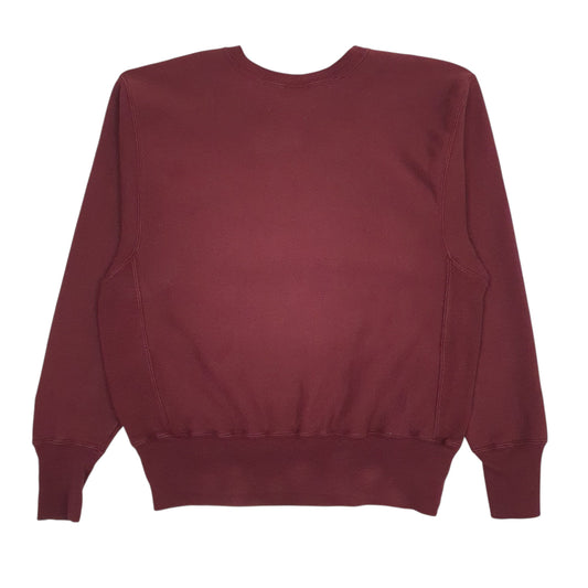 Mens Burgundy Champion Reverse Weave Virginia Tech Crewneck Jumper