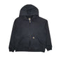 Womens Navy Carhartt Hoodie Full Zip Jumper