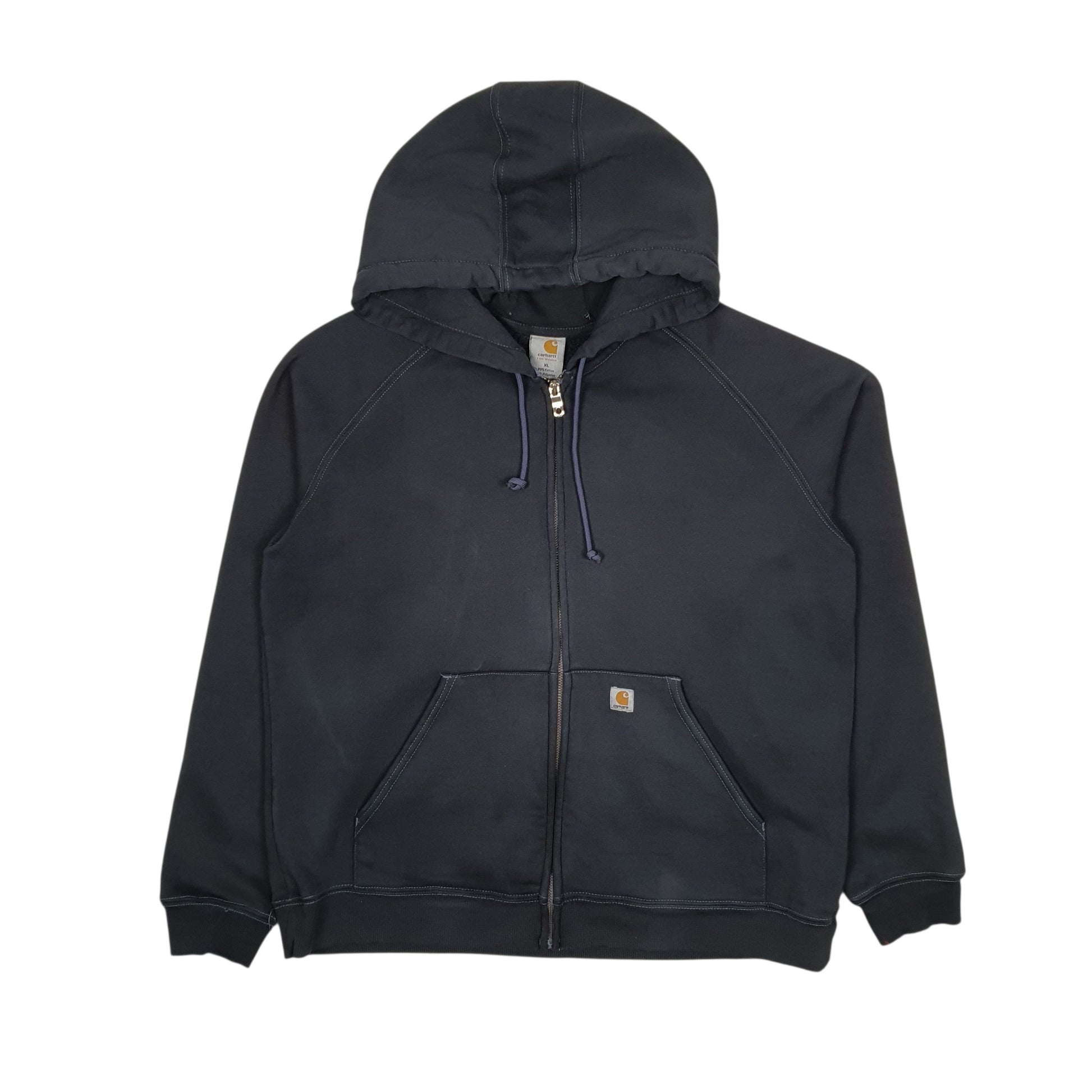 Womens Navy Carhartt Hoodie Full Zip Jumper