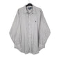 Mens Grey Polo Ralph Lauren Andrew Vintage 90s Long Sleeve Shirt