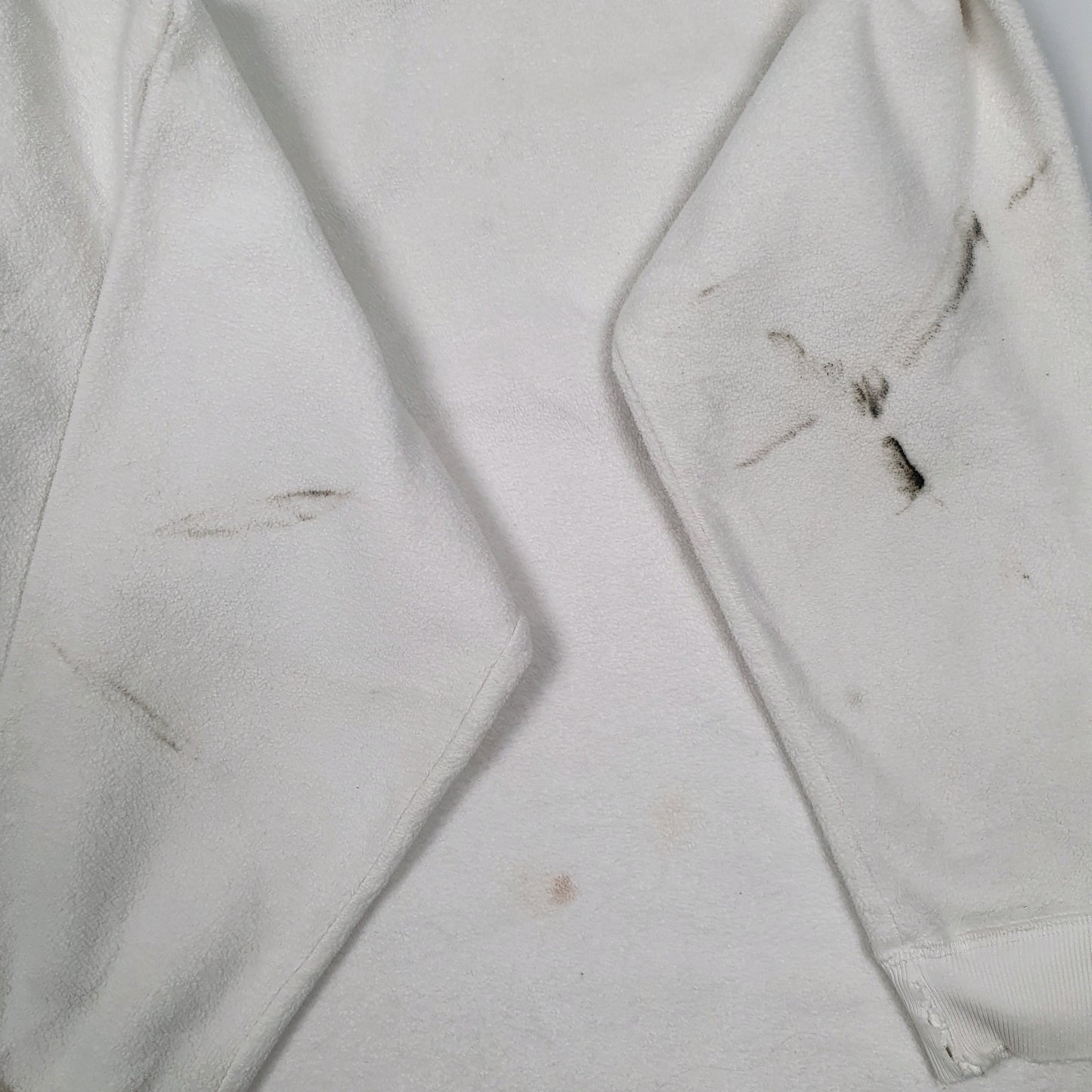 Mens White Tommy Hilfiger Vintage 00s Quarter Zip Jumper